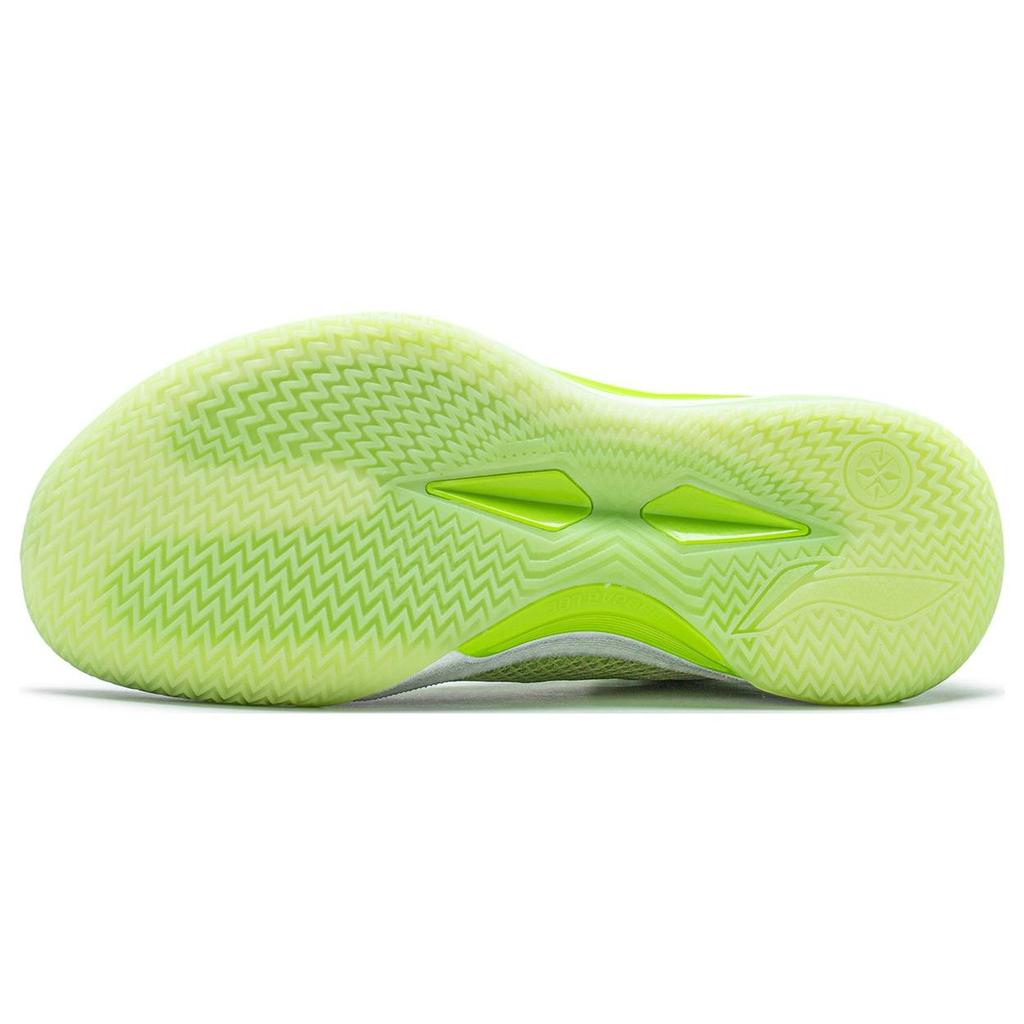 Баскетбольные кроссовки Li Ning Liren 4 Мужские Средневысокие Цвет: Розовый с Зеленым Бабочка ABAT095-7