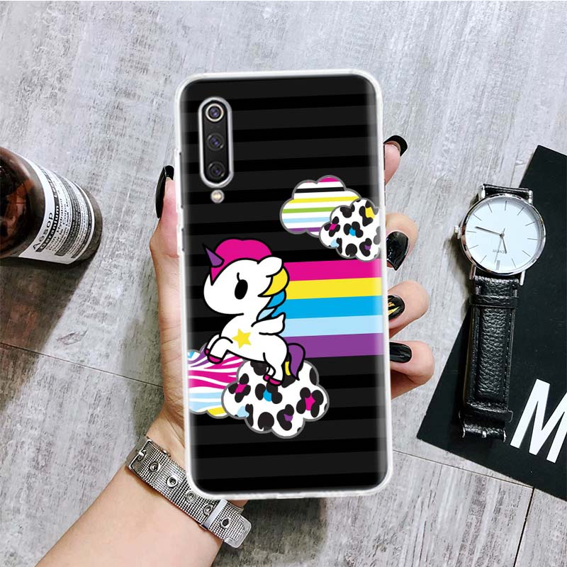Чехол для телефона с изображением единорога и розового мифа из мультфильма для Xiaomi Redmi 9 9A 9C 9T 10 10A 10C 8 8A 7 7A 6 6A K40 K20 Pro K30 S2 10X с принтом