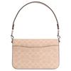 Coach Brynn 23 Brand Logo Adjustable Shoulder Strap Faux Leather And Split Cowhide Crossbody Tote Bag Medium Women handbags Light-Beige CX798-SVPWH