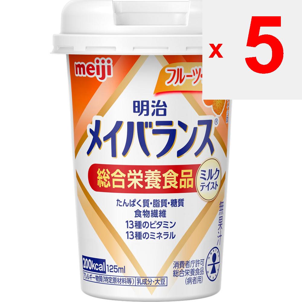 MEIJI Maybalance Mini Cup Fruit Ore Flavor 125ml Cheer Pack Maybalance