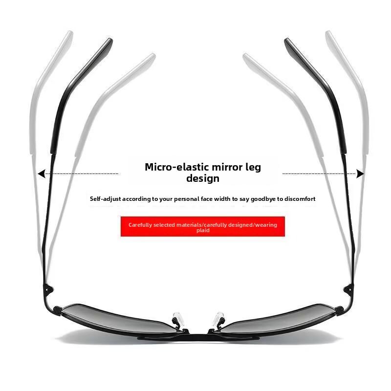 Мужские модные очки с поляризацией и большими оправами для близорукости, для вождения, антибликовые, высокой четкости, для вождения, UV400, диоптрии до -4.0