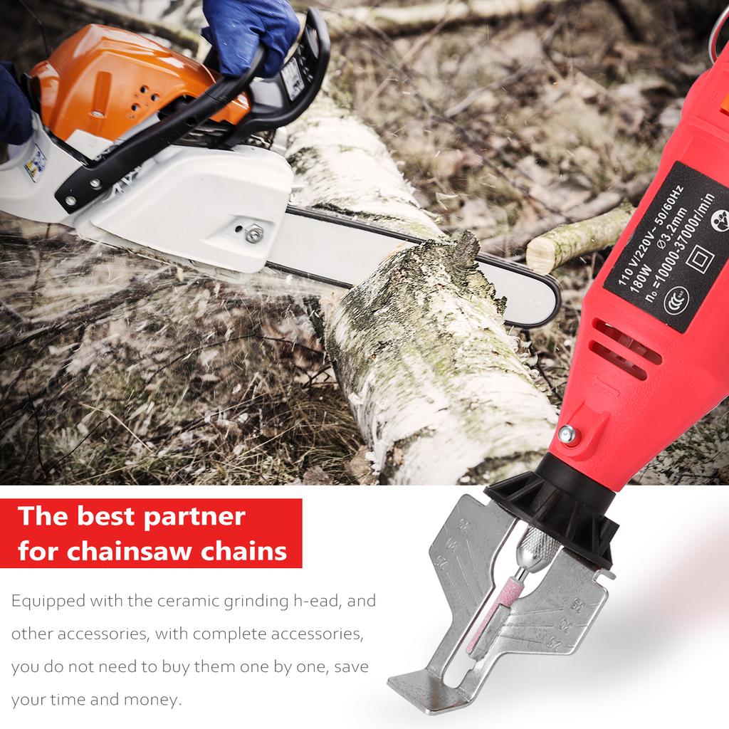 Handheld Mini Electric Grinding Tool Chainsaw Chains Grinder Electric Mill Die Grinder Utility