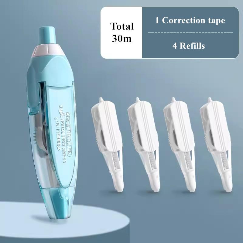 Тип пресса Kawaii Корректирующая лента Сменные сменные стержни Белый корректор Группа Студенческие японские канцелярские принадлежности Школьные принадлежности