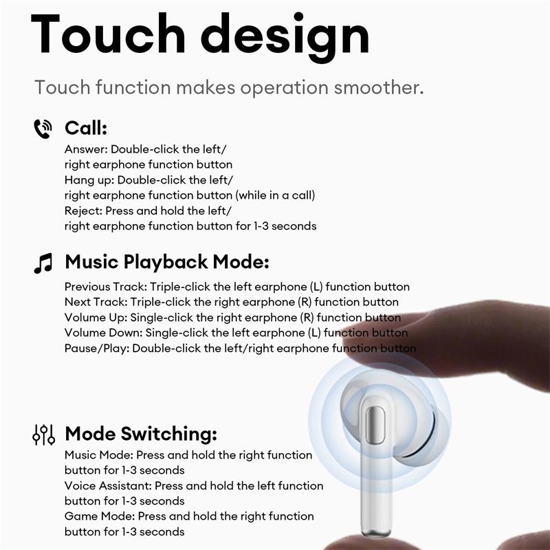 НОВЫЕ беспроводные Bluetooth-наушники Lenovo LE221 с Bluetooth 6.0, ENC шумоподавлением, TWS-наушники, 24 часа работы от аккумулятора, наушники с микрофоном