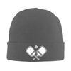 Pickleball Warm Knitted Cap Fashion Bonnet Hat Autumn Winter Outdoor Beanies Hats for Men Women Adult