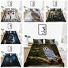 Owl Pattern Bedding Set Bedding Bedding Set Bedding Cover Pillow Case 2 or 3 Pieces AU240 * 270 Extra Large Home Decoration