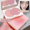 Blush Palette Matte Natural Cheek Contour Peach Pink Red Nude Makeup Purple Expansion Contraction Blush Mineral Powder
