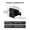 DUHQ3 Car Seat ABS Self-Adhesive Glasses Holder Sunglasses Storage Accessories For BMW X1 X3 E39 E46 E30 E36 E87 E60 E90 F26 G02 E70