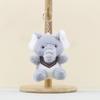 Plush Elephant Blue Toy With Pp Cotton Filling Soft Short Fur For Kids Idea Gift