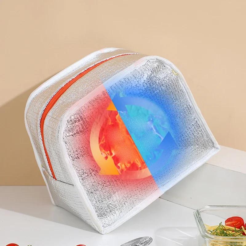 Cartoon Children's Lunch Bag Thermal Insulation Aluminum Film High Quality Waterproof Oxford Cloth Portable Lunch Bags Tote New