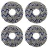 Homukari Mop Pads for Ecovacs Robot Vacuum Replacement Mop Cloths for X1 Replacement Accessories for Robot Vacuums Cleaners, Turbo/X1 Omni/T10