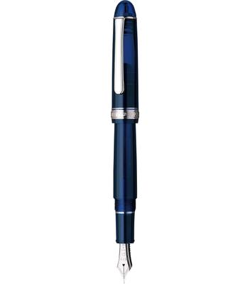 Platinum Перьевая ручка Century Rhodium Chartres Blue Толстый стержень #3776 PNB-18000CR #51-4