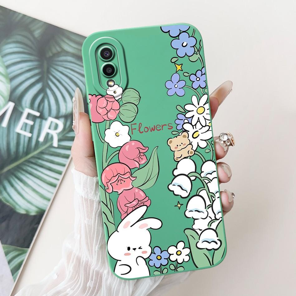 Чехол для телефона Samsung Galaxy A02 A02s Samsung A02 A02S SM-A025F A022G Элегантный Цветочный Принт Мягкий Силикон Ударопрочные Чехлы