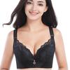 Plus Size Women's Underwire Minimizer Bra with Adjustable Five-Row Buckle for Support