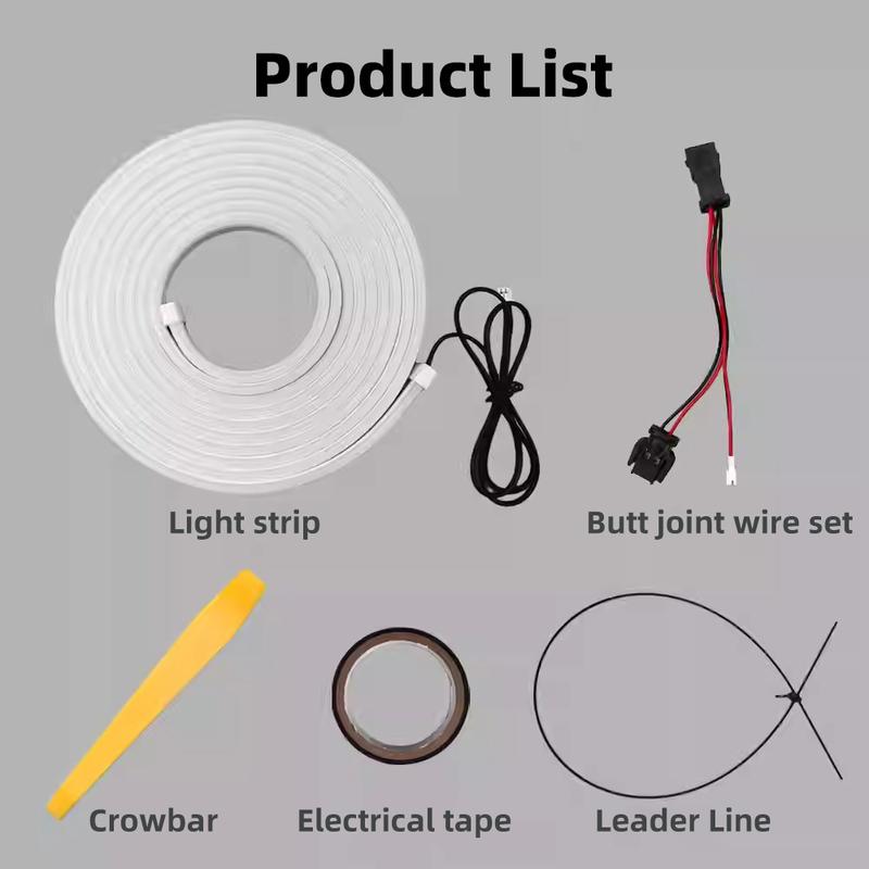 Dynamic Flowing LED Trunk Light Strip For Honda CRV URV HRV ZRV XRV -2025 12V Ambient Lighting Decorative Back Door Lamp
