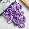 30/50/100PCS/Lot Girl Mix Colors Hair Bands Basic Hair Ties Elastic Headband Hair Scrunchies Women Accessories Ponytail Holder