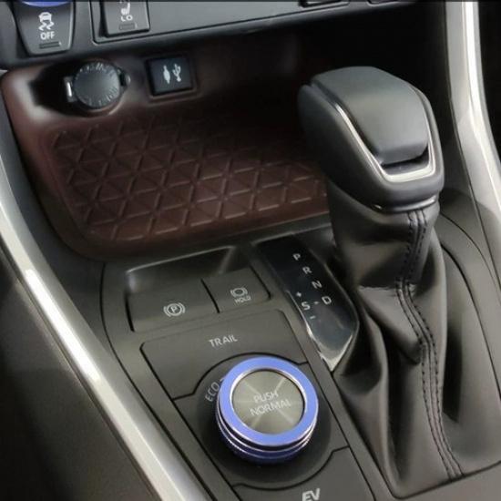 Синяя Алюминиевая Крышка Ручки Регулировки PUSH NORMAL Для Toyota RAV4 Hybrid -2025
