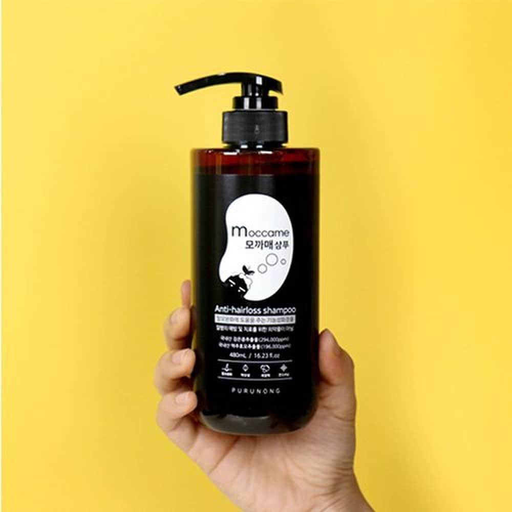 Purnong Mokkamae Black Bean Beer Yeast Hair Loss Shampoo 480 мл 3-pack