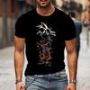 Костюм для малышей Dragon Ball Z Son Goku, детская летняя мужская футболка с принтом в стиле аниме, белая, черная, для мальчиков и девочек