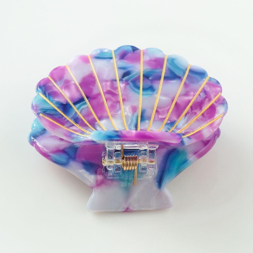 Hairpins Hair Crab Hairgrips Women Hair Accessories Acrylic Hair Claws Shell Shape Shell Hair Clips