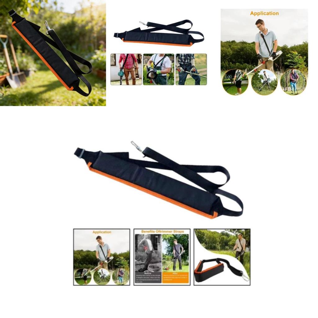 Gardening Equipment Single Shoulder Harness With Highstrength Hook For Trimmer Accessories