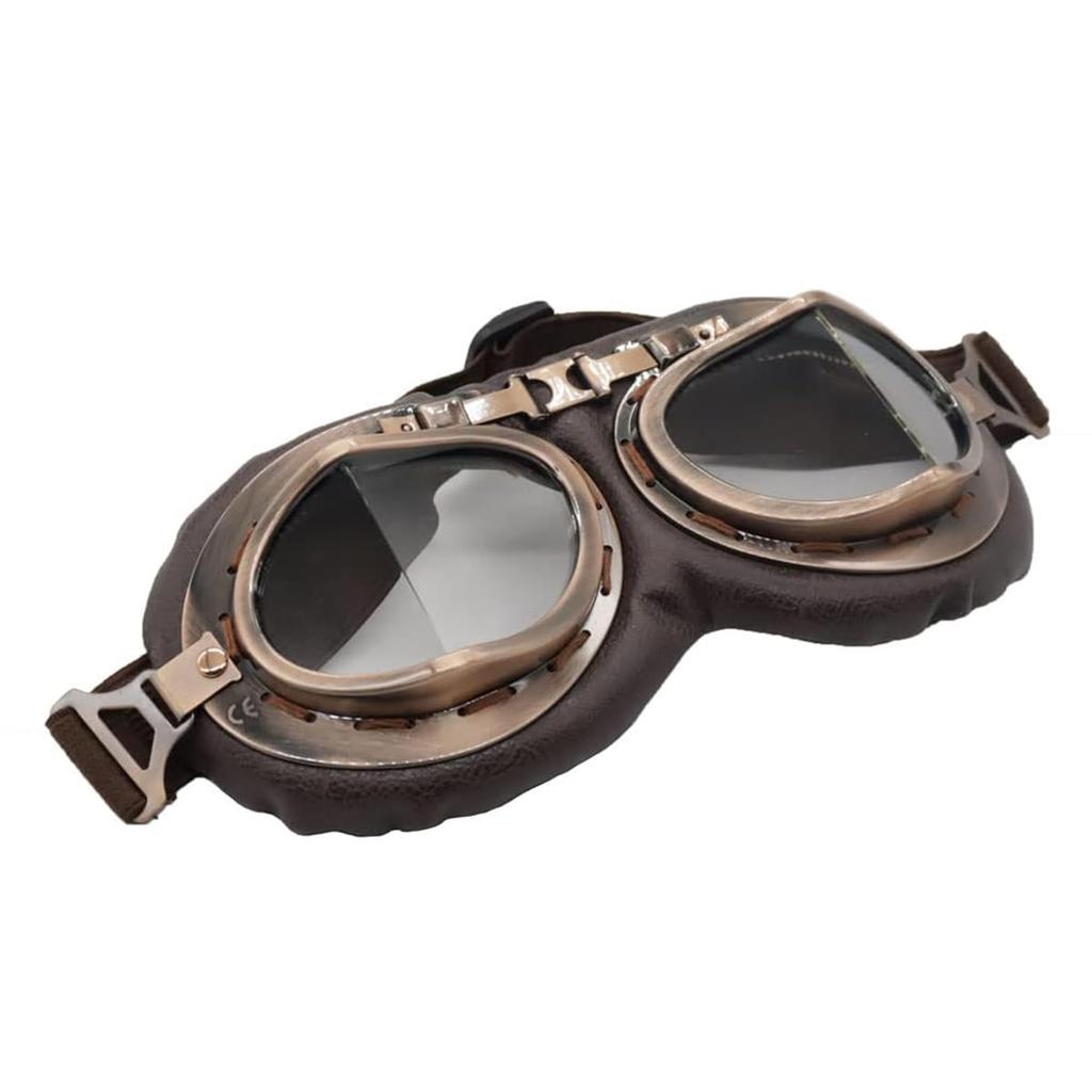 Новые Ретро Винтажные Защитные Очки Пилота для Мотоцикла Кафе Глаз Улучшенные [ZCJSZP] Очки, Очки, Круизеры, Скутеры, Защита,