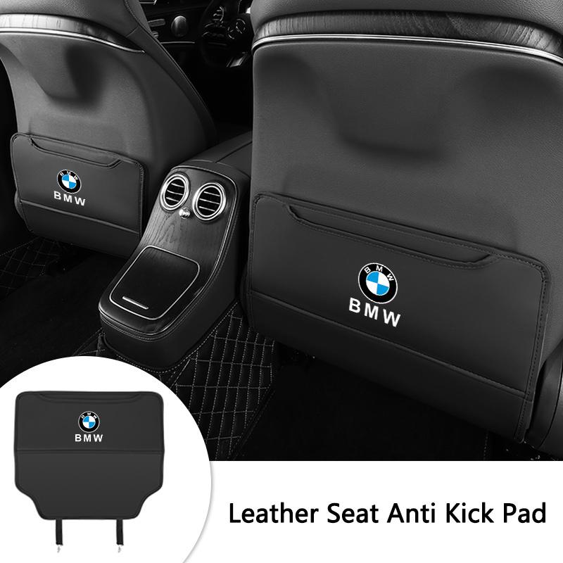 SQLI6 Car Seat Back Anti Kick Pad Leather Protective For BMW i7 X7 G07 LCI iX I20 X1 U11 3 5 7 Series G70 G09 XM Interior Accessories