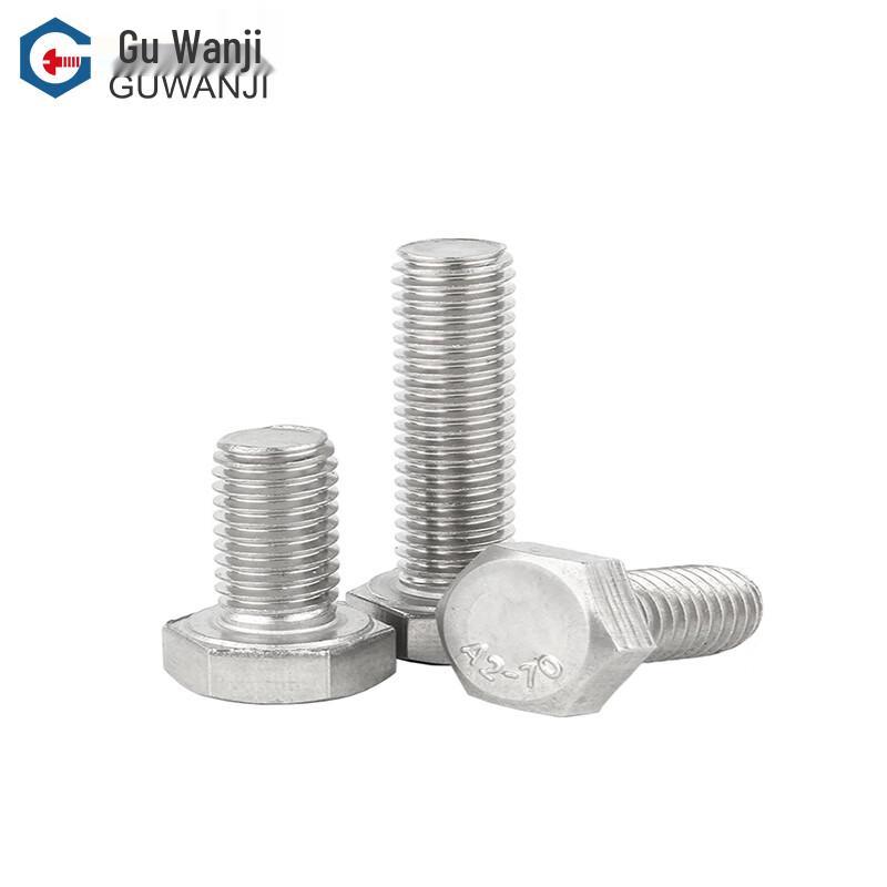 GUWANJI DIN 933 304 Stainless Steel Hex Head Bolt