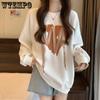 Round Neck Pullover Sweater Women's Autumn Style Design Sense Small Crowd Loose Long Sleeve Top