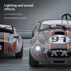 1/22 Ford Shelby Cobra Реплика Литой Модель Автомобиля Кабриолет Ретро Коллекция Классический Автомобиль Игрушечная Машина Подарок Мальчику на Праздник День Рождения