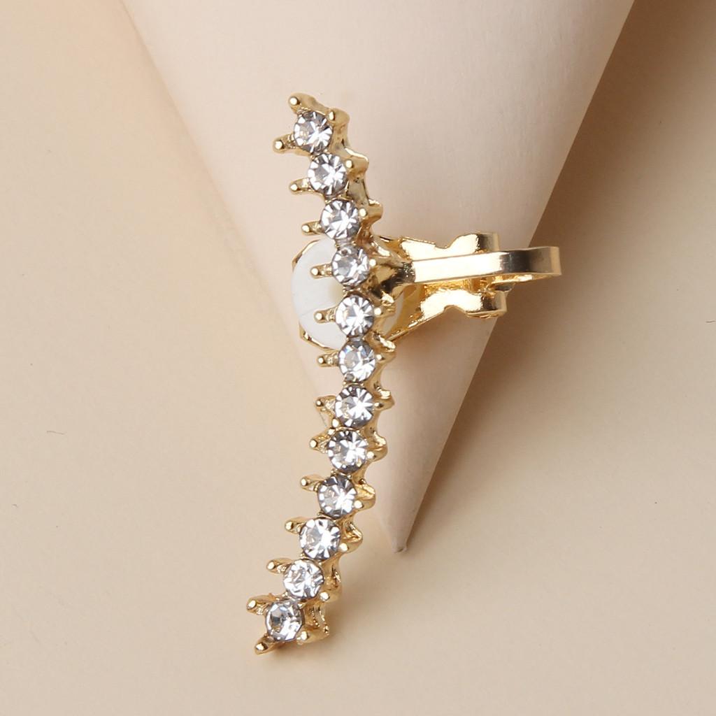 Ear Contemporary Clips With Water Diamonds For Gift Giving And Social Events