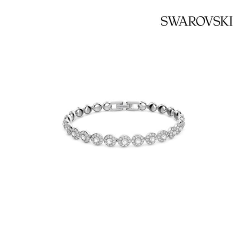 Swarovski Ангельский серебряный браслет для тенниса Rhodium M 5071173