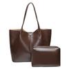 2025 new retro simple tote bag versatile shoulder handbag large capacity commuter mother and child bag