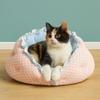 Soft Cat Plush Nest Semi-surrounded Cat Sleeping Mattress Creative Dog Kennel  for Cats Puppies