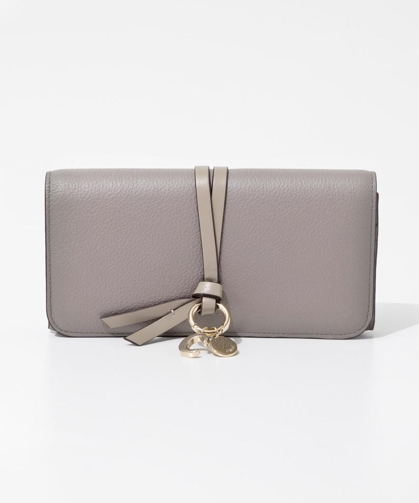 Длинный кошелек CHC21WP942F57 ALPHABET CASHMERE GRAY [Chloe] Женский [Товар]