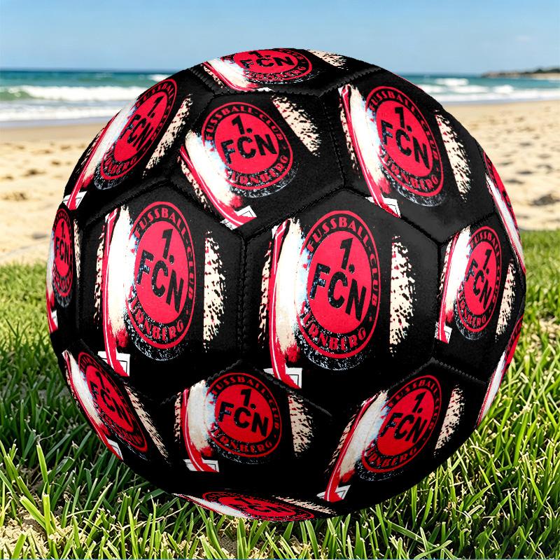 FC Nurnberg Print Size 5 Soccer Ball, PU Wear Resistant Football for Match Training and Daily Practice, Birthday Gift for Soccer Fans