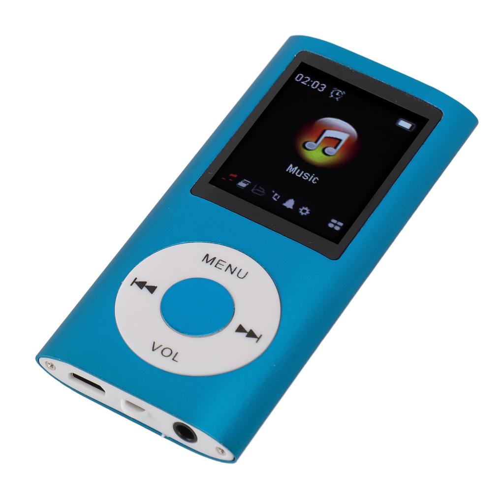 Portable MP3 Music Player 1.8inch TFT Screen HiFi Sound 7 Sound Effect Modes USB Rechargeable