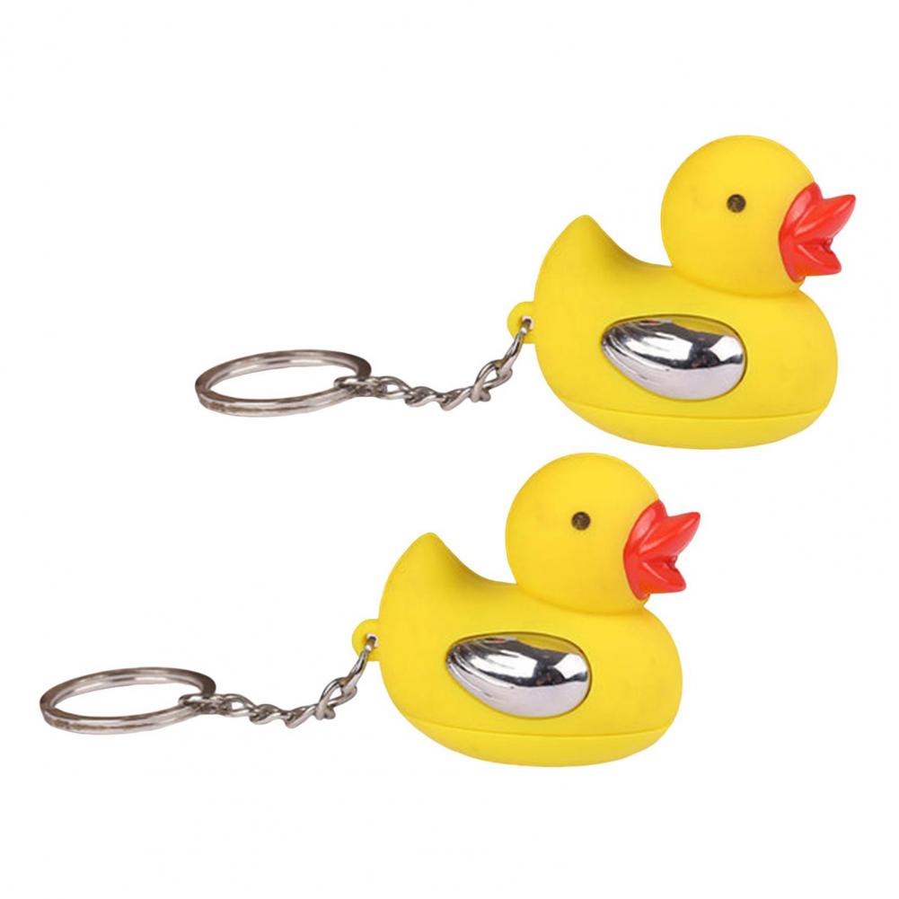 Fun Novelty Keychain Prank Gadget for Joke Lovers Electric Duck Keychain Novelty Gag Gift for Joke Lovers Hilarious for Friends