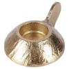Gold Aluminum Tealight Candle Holder with Handle 12x9x5cm