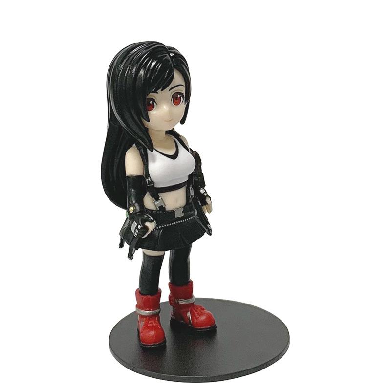 Anime Final Fantasy Aerith Zack Fair Cloud Strife Cosplay Figure Model Toy PVC Collection Model Decor Gift