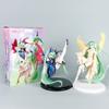 Фигурка Hatsune Miku от TENTOL - Двумерная красивая ангел-девушка с темными волосами в качестве декоративного элемента.