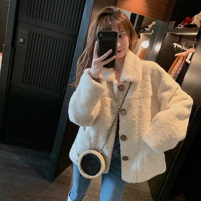 Женская зимняя куртка, теплая куртка на молнии, короткая облегающая куртка, плюшевая свободная куртка