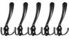 Wall Hanger 5 Pack Door Hooks Hangers for Clothes Coat Hat Bags Key