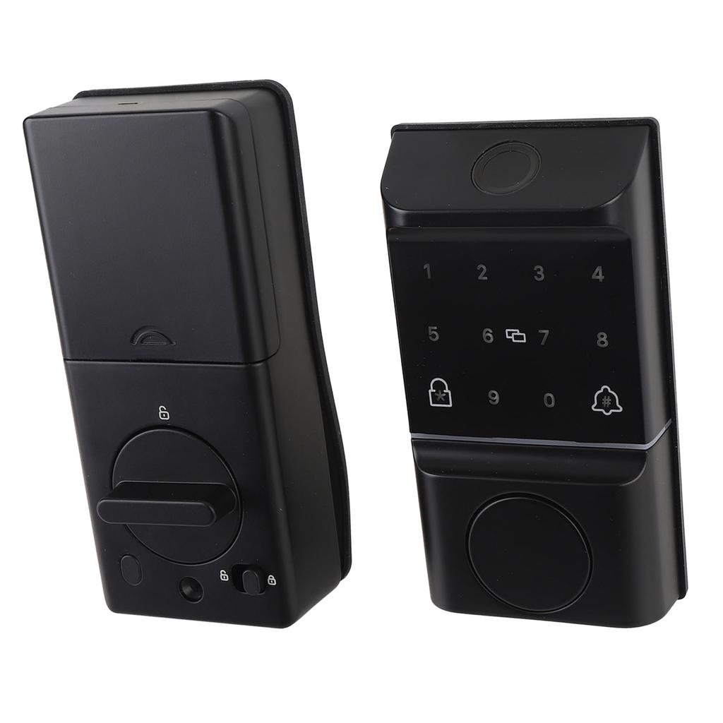 Умный дверной замок с отпечатком пальца, полупроводниковое распознавание виртуального пароля, 5 способов разблокировки, простота в использовании