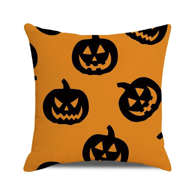 Хэллоуин тема ужас тыква летучая мышь принт узор наволочка дома гостиная диван украшения квадратный пледы наволочка