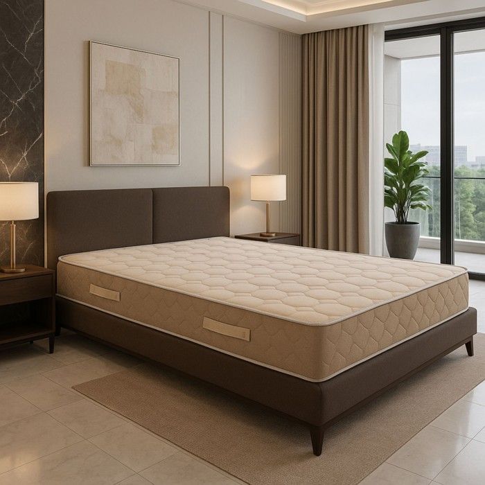Matelas Latex 140x200 cm - Soutien Très Ferme - Tissu 100% Coton - MATELAS ORTHO LATEX
