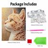 Cat pearl painting handmade diy 5D pearl painting kit home wall decoration art