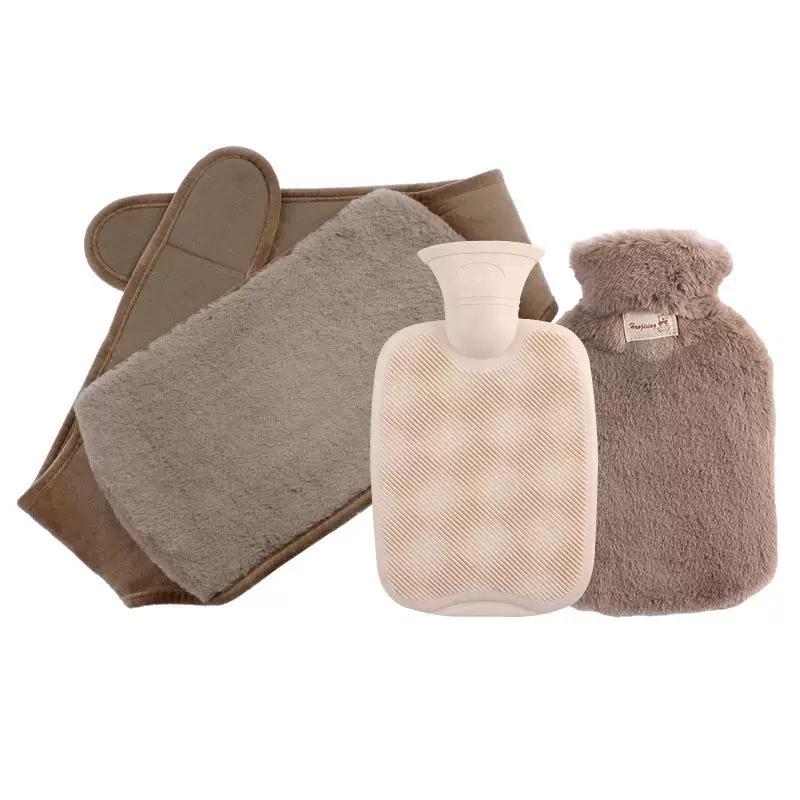 Extra-Large Hot Water Bottle, Thickened for Back Heating, Special for Use in Bed, Super Large Capacity, Foot Warmer, Hot Water Bag Cushion