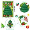 Cartoon DIY Christmas Sticker Elk Santa Claus Stickers Snowman Make-a-face Stickers  Kids Sticker
