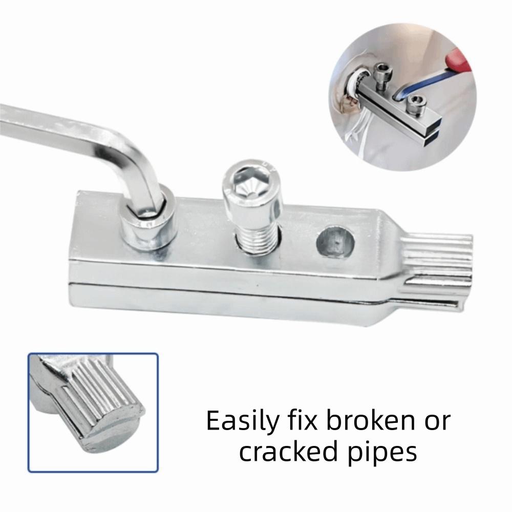 High-Hardness Zinc Zinc Alloy Steel Broken Pipe Screw Extractor Non-Slip Grip Angle Valve Remover Home Use